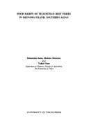 Tapa de Food habits of teleostean reef fishes in Okinawa Island, southern Japan