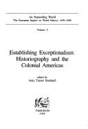 Tapa de Establishing exceptionalism