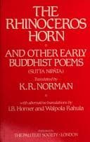 Tapa de The Rhinoceros Horn and Other Early Buddhist Poems