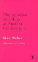Tapa de The agrarian sociology of ancient civilizations