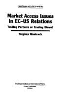 Tapa de Market access issues in EC-US relations