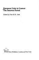 Tapa de European Unity in Context