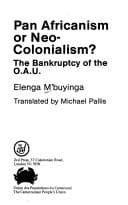 Tapa de Pan-Africanism or Neo-Colonialism?  the Bankruptcy of the Oau