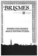 Tapa de Brismes Proceedings of the 1986 International Conference on Middle Eastern Studies (Brismes : British Society for Middle East Studies)