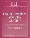Tapa de Environmental Statutes Outline