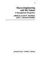 Tapa de Macro-engineering and the future