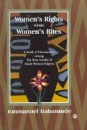 Tapa de Women's rites versus women's rights