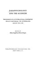 Tapa de Parapsychology and the Sciences