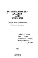 Tapa de Interdisciplinary analysis and research