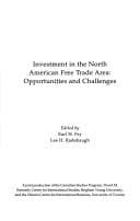 Tapa de Investment in the North American free trade area