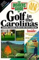 Tapa de Insiders' Guide to Golf in the Carolinas