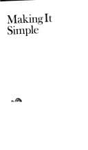 Tapa de Making It Simple