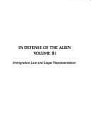 Tapa de In defense of the alien