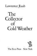 Tapa de Collector of Cold Weather (The American poetry series ; v. 9)