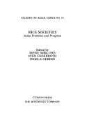 Tapa de Rice Societies