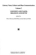 Tapa de Content and taste