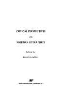 Tapa de Critical perspectives on Nigerian literatures