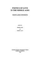 Tapa de Poetics of love in the Middle Ages