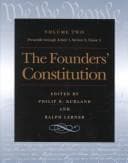 Tapa de The Founders' Constitution (5 Volume Set)