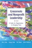 Tapa de Grassroots and nonprofit leadership