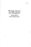 Tapa de Writing across the disciplines