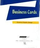 Tapa de Business Cards