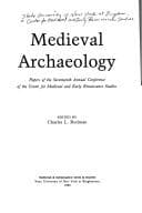 Tapa de Medieval Archaeology