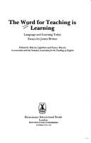 Tapa de The Word for Teaching Is Learning