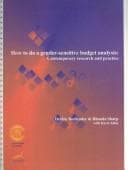 Tapa de How to do a gender-sensitive budget analysis