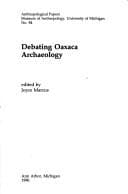 Tapa de Debating Oaxaca archaeology