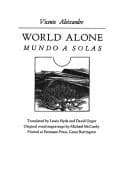 Tapa de World Alone/ Mundo a Solas