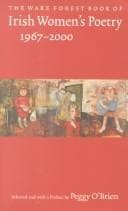 Tapa de Wake Forest Book of Irish Women Poetry 1967-2000