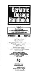 Tapa de Geriatric dosage handbook