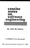 Tapa de Concise notes on software engineering