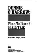 Tapa de Dennis O'Harrow, plan talk and plain talk