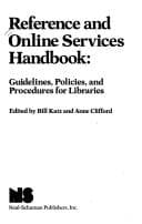 Tapa de Reference and online services handbook