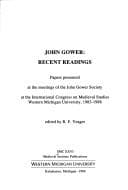 Tapa de John Gower, recent readings