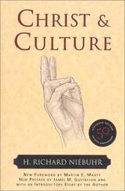 Tapa de Christ and Culture (Torchbooks)