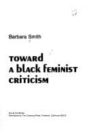 Tapa de Toward a Black Feminist Criticism