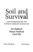 Tapa de Soil and survival