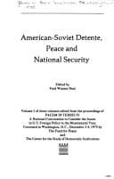 Tapa de American-Soviet detente, peace, and national security