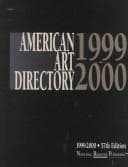 Tapa de American Art Directory, 1999-2000 (American Art Directory)