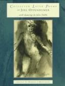 Tapa de Collected Later Poems of Joel Oppenheimer