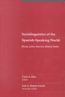 Tapa de Sociolinguistics of the Spanish-speaking world