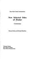 Tapa de New Selected Odes of Pindar