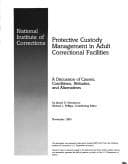 Tapa de Protective custody management in adult correctional facilities