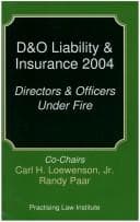 Tapa de D&O liability & insurance, 2004