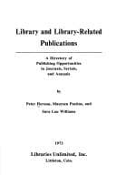 Tapa de Library and Library Related Publications