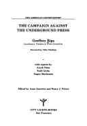 Tapa de The Campaign against the underground press