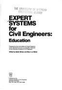 Tapa de Expert systems for civil engineers